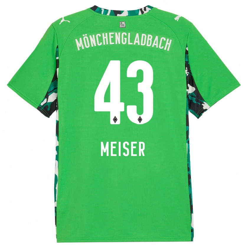Danxen Homem Camisola Tyler Meiser #43 Verde Preto Alternativa 2025/26 Camisa Brasil