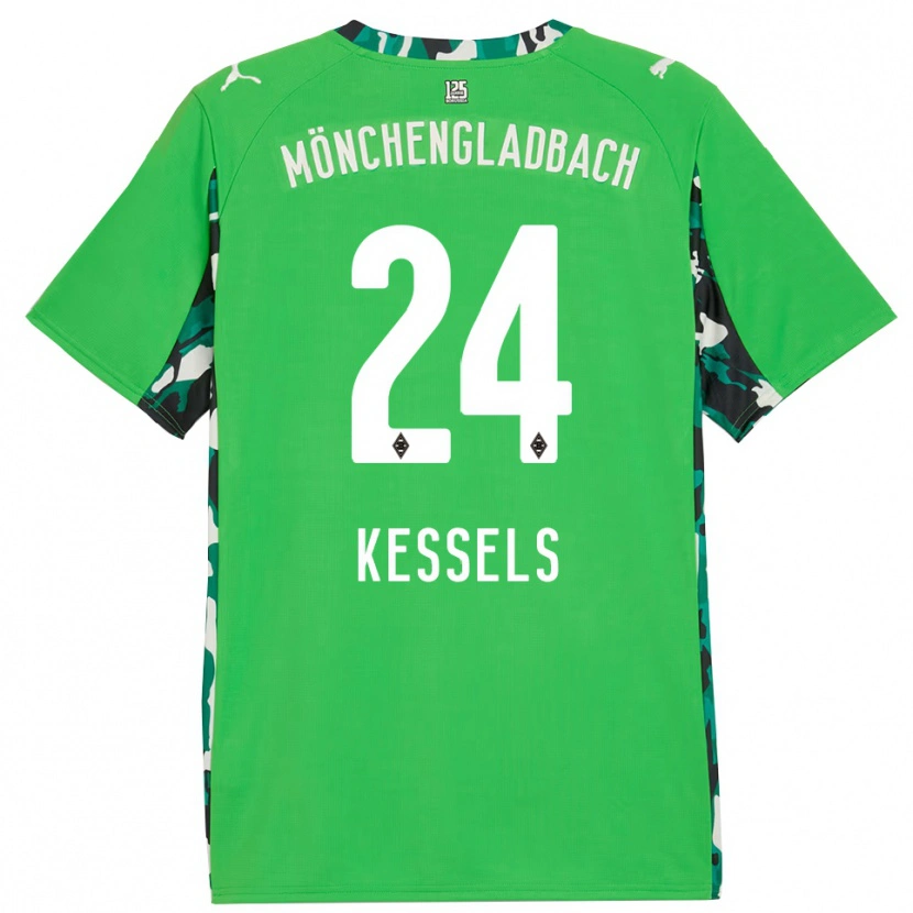 Danxen Homem Camisola Imke Kessels #24 Verde Preto Alternativa 2025/26 Camisa Brasil