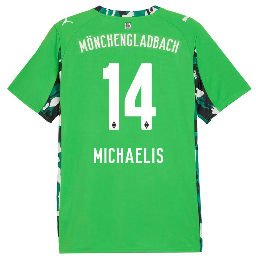 Danxen Homem Camisola Yannick Michaelis #14 Verde Preto Alternativa 2025/26 Camisa Brasil