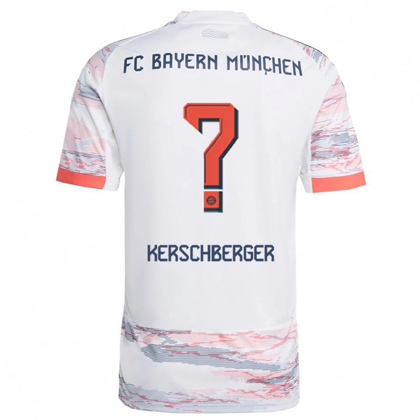 Danxen Homem Camisola Paul Kerschberger #0 Branco Cinza Alternativa 2025/26 Camisa Brasil