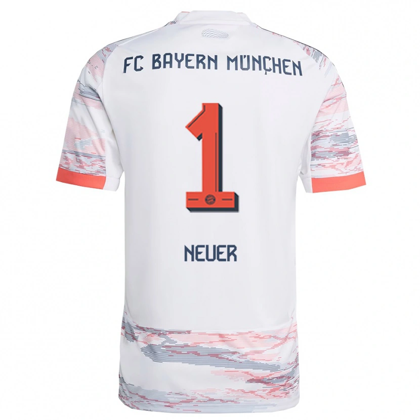 Danxen Homem Camisola Manuel Neuer #1 Branco Cinza Alternativa 2025/26 Camisa Brasil