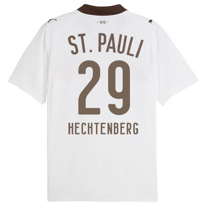 Danxen Homem Camisola Julia Hechtenberg #29 Branco Vermelho Alternativa 2025/26 Camisa Brasil
