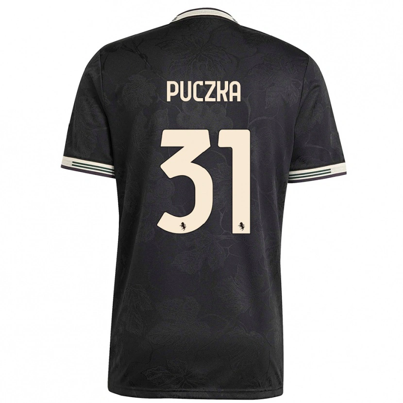 Danxen Homem Camisola David Puczka #31 Preto Branco Verde Terceiro 2025/26 Camisa Brasil