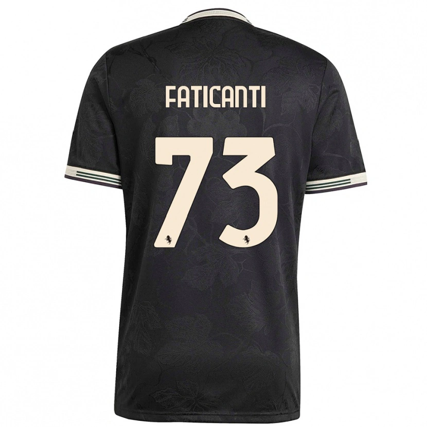 Danxen Homem Camisola Giacomo Faticanti #73 Preto Branco Verde Terceiro 2025/26 Camisa Brasil