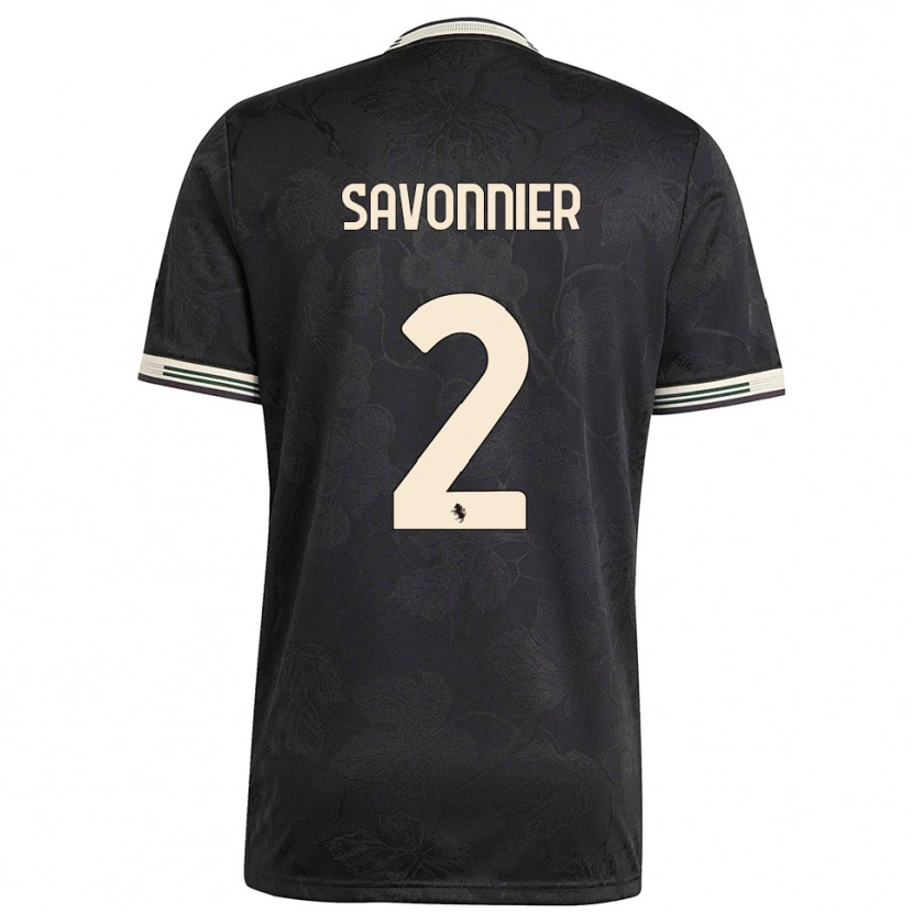 Danxen Homem Camisola Nelson Savonnier #2 Preto Branco Verde Terceiro 2025/26 Camisa Brasil