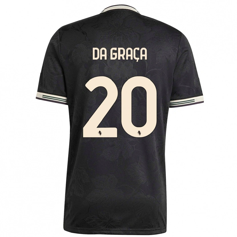 Danxen Homem Camisola Cosimo Da Graça #20 Preto Branco Verde Terceiro 2025/26 Camisa Brasil