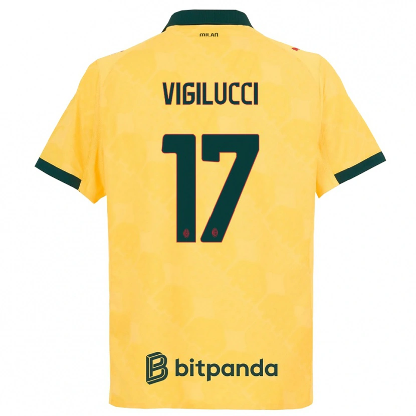 Danxen Homem Camisola Valery Vigilucci #17 Amarelo Preto Terceiro 2025/26 Camisa Brasil