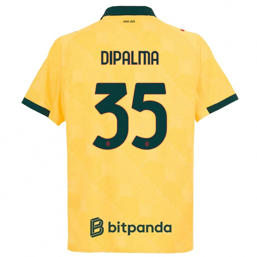 Danxen Homem Camisola Matteo Dipalma #35 Amarelo Preto Terceiro 2025/26 Camisa Brasil