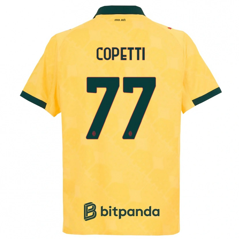 Danxen Homem Camisola Matilde Copetti #77 Amarelo Preto Terceiro 2025/26 Camisa Brasil