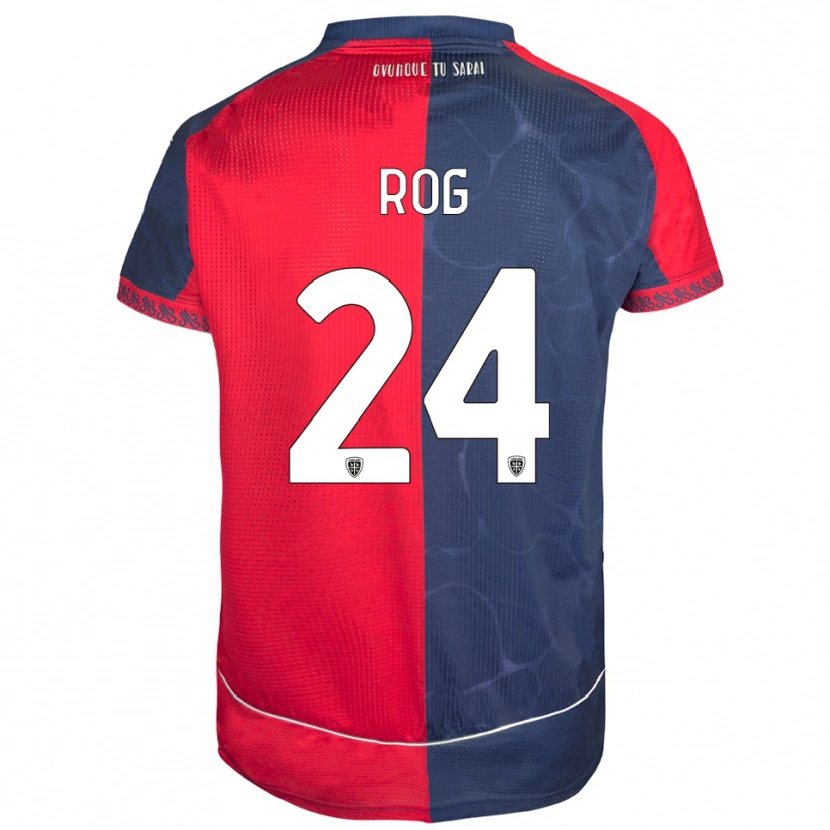 Danxen Mulher Camisola Marko Rog #24 Vermelho Marinho Principal 2025/26 Camisa Brasil