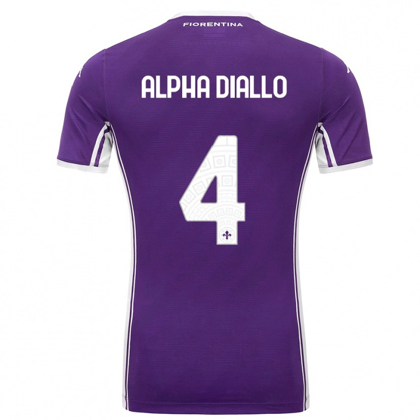 Danxen Mulher Camisola Mamadou Alpha Diallo #4 Roxo Branco Principal 2025/26 Camisa Brasil