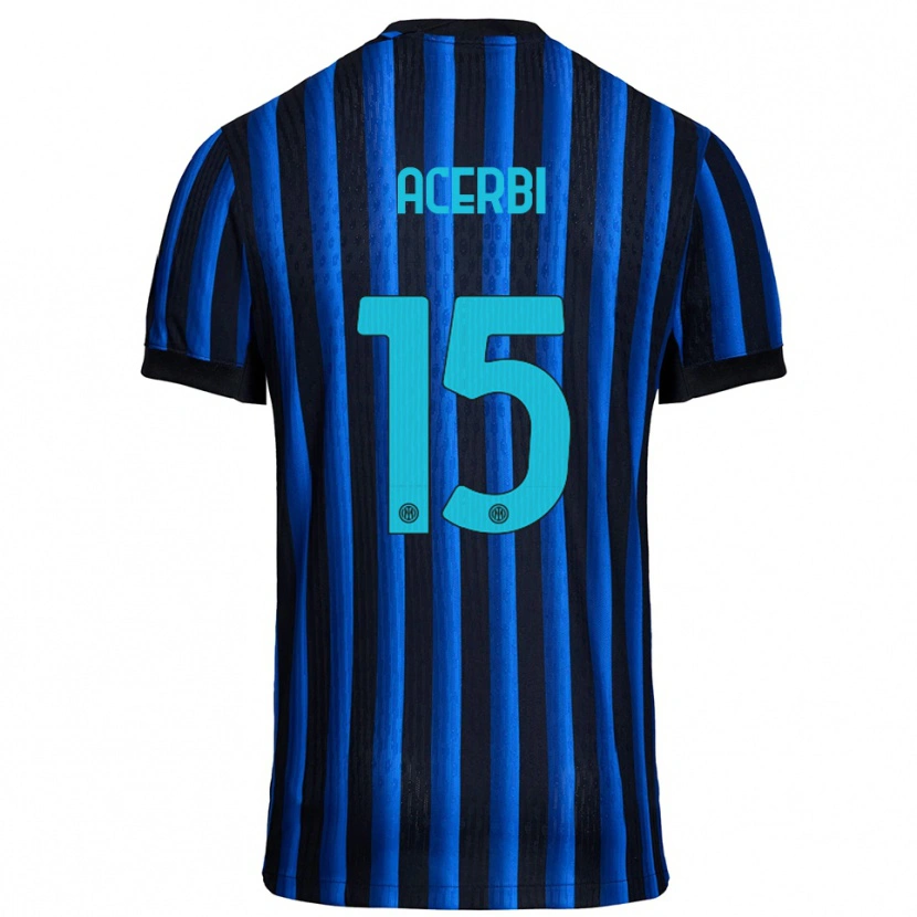 Danxen Mulher Camisola Francesco Acerbi #15 Preto Azul Principal 2025/26 Camisa Brasil