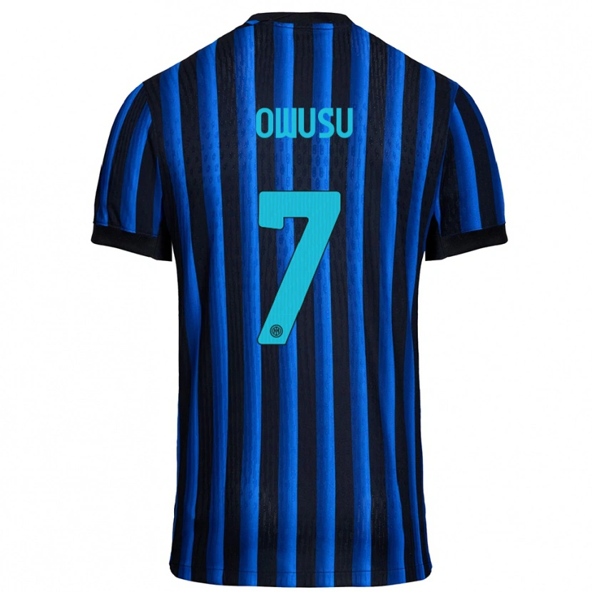 Danxen Mulher Camisola Enoch Owusu #7 Preto Azul Principal 2025/26 Camisa Brasil