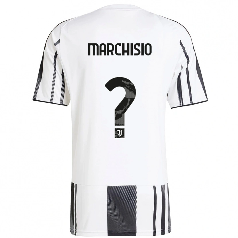 Danxen Mulher Camisola Davide Marchisio #0 Branco Preto Principal 2025/26 Camisa Brasil