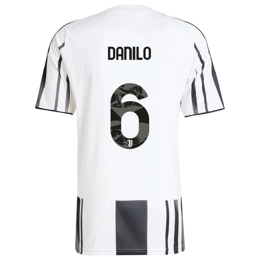 Danxen Mulher Camisola Danilo #6 Branco Preto Principal 2025/26 Camisa Brasil