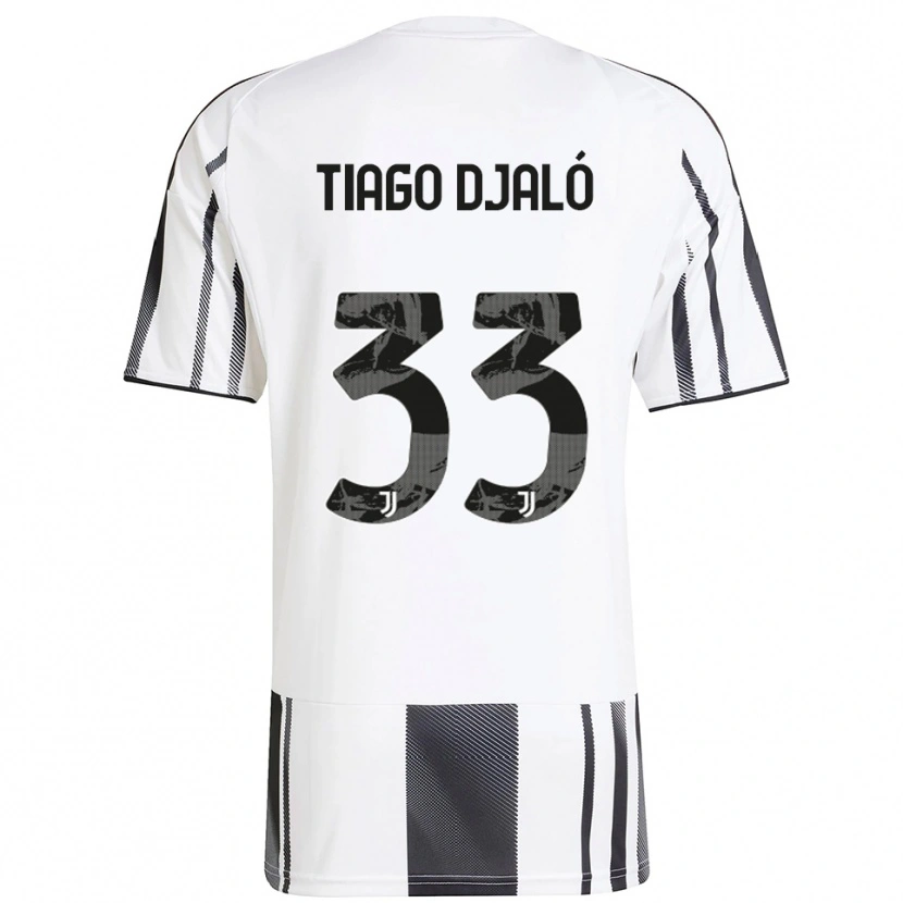 Danxen Mulher Camisola Tiago Djaló #33 Branco Preto Principal 2025/26 Camisa Brasil