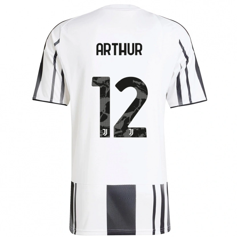 Danxen Mulher Camisola Arthur Melo #12 Branco Preto Principal 2025/26 Camisa Brasil