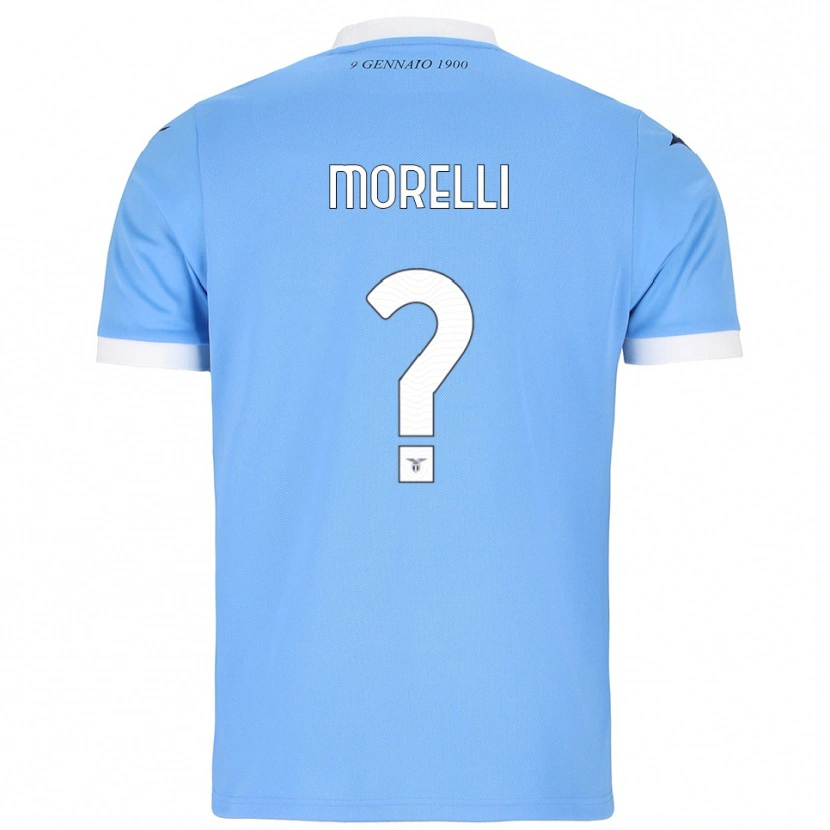 Danxen Mulher Camisola Manuel Morelli #0 Azul Celeste Branco Principal 2025/26 Camisa Brasil