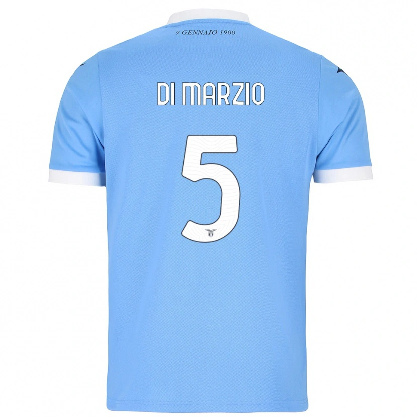 Danxen Mulher Camisola Flavio Di Marzio #5 Azul Celeste Branco Principal 2025/26 Camisa Brasil