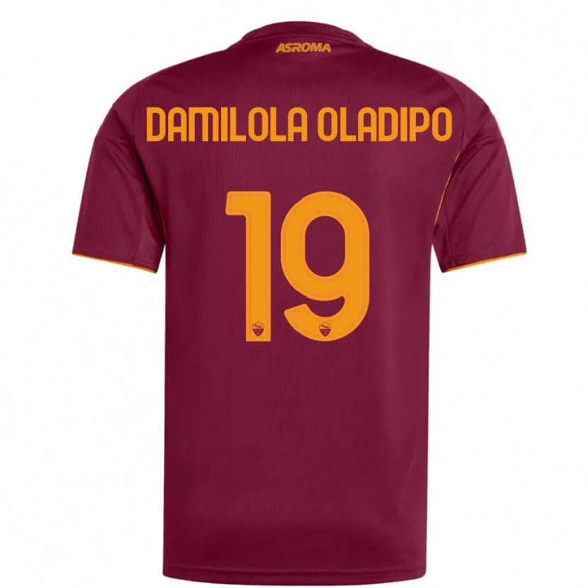 Danxen Mulher Camisola Shukurat Damilola Oladipo #19 Borgonha Laranja Principal 2025/26 Camisa Brasil