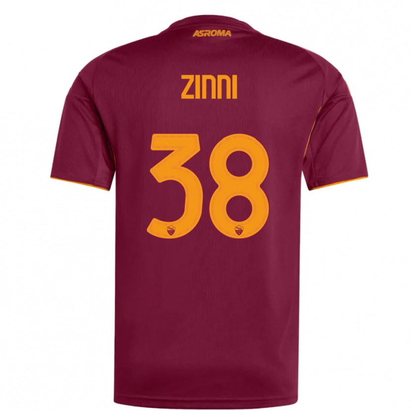 Danxen Mulher Camisola Raul Zinni #38 Borgonha Laranja Principal 2025/26 Camisa Brasil