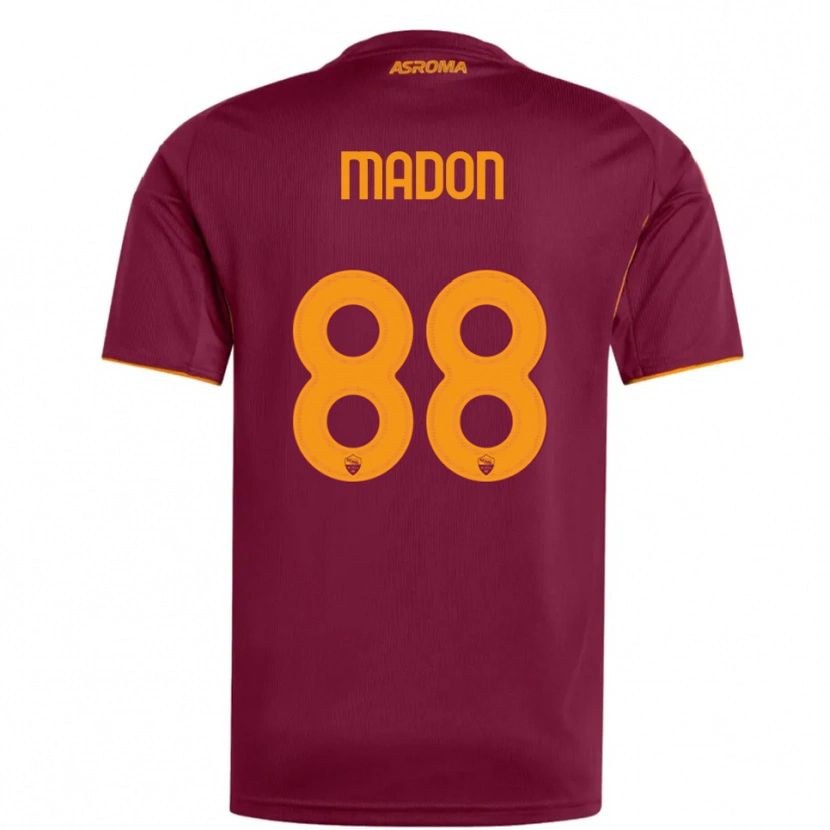 Danxen Mulher Camisola Maja Madon #88 Borgonha Laranja Principal 2025/26 Camisa Brasil