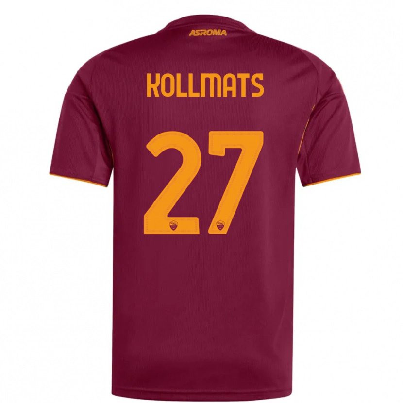 Danxen Mulher Camisola Beata Kollmats #27 Borgonha Laranja Principal 2025/26 Camisa Brasil