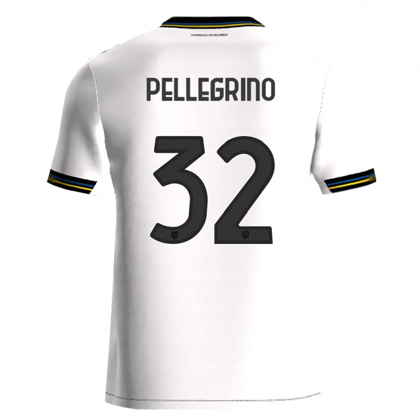 Danxen Mulher Camisola Mateo Pellegrino #32 Branco Preto Principal 2025/26 Camisa Brasil