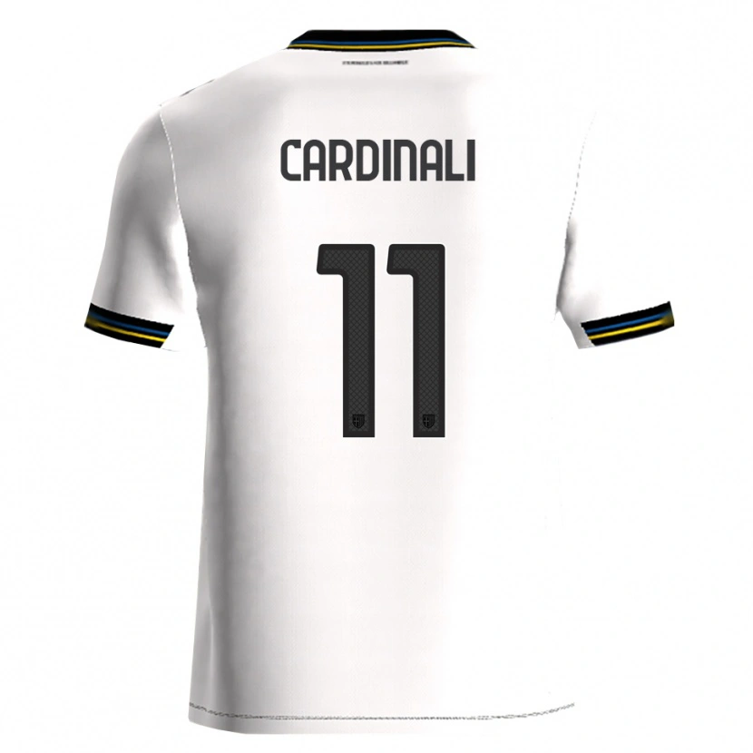 Danxen Mulher Camisola Alessandro Cardinali #11 Branco Preto Principal 2025/26 Camisa Brasil