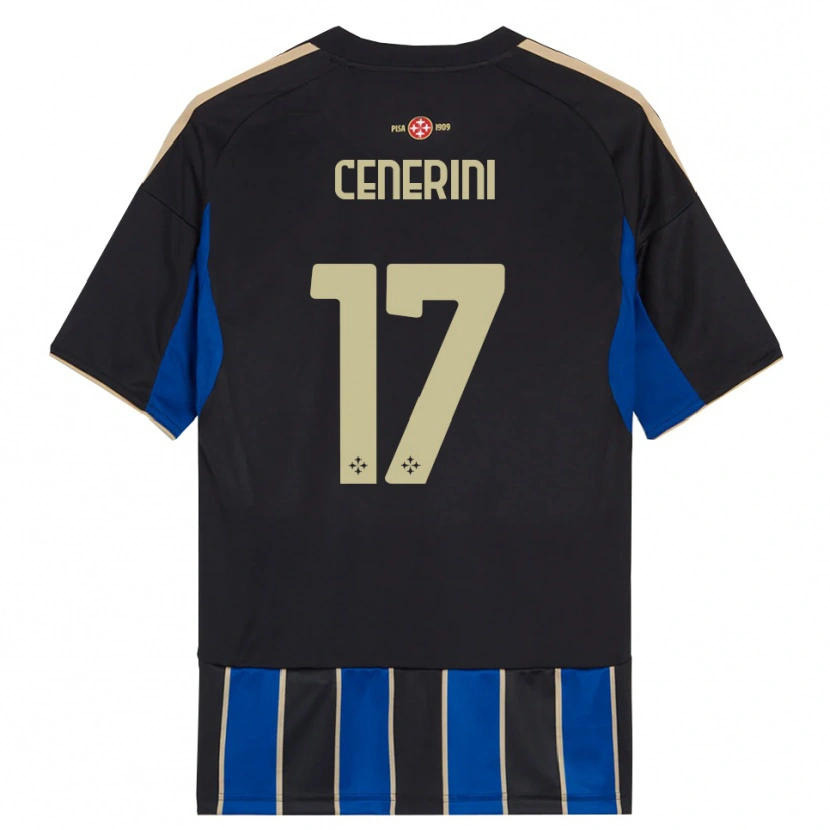Danxen Mulher Camisola Marco Cenerini #17 Preto Azul Principal 2025/26 Camisa Brasil