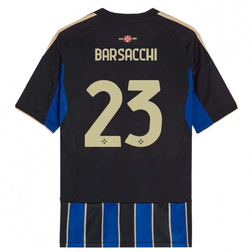 Danxen Mulher Camisola Cristian Barsacchi #23 Preto Azul Principal 2025/26 Camisa Brasil
