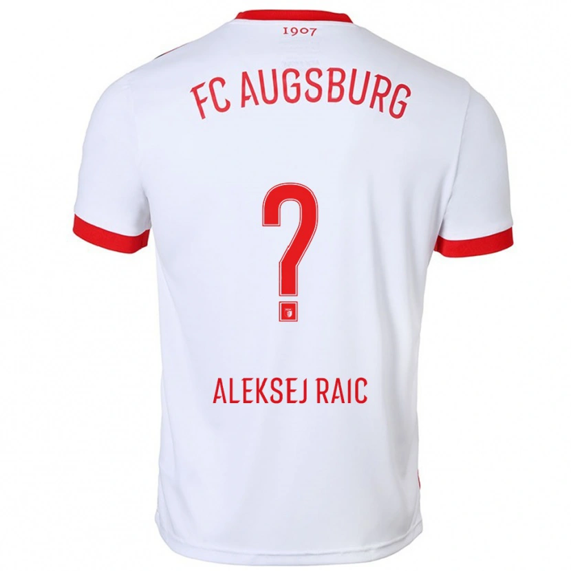 Danxen Mulher Camisola Neven Aleksej Raic #0 Branco Vermelho Principal 2025/26 Camisa Brasil