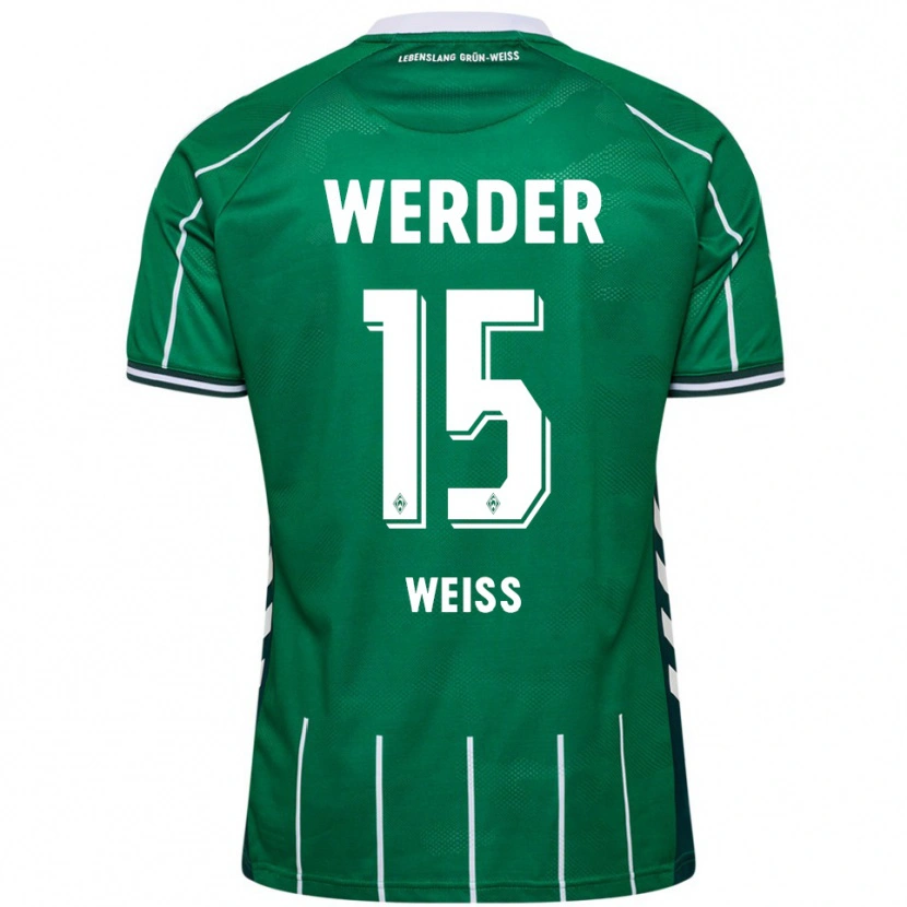 Danxen Mulher Camisola Michelle Weiß #15 Verde Branco Principal 2025/26 Camisa Brasil