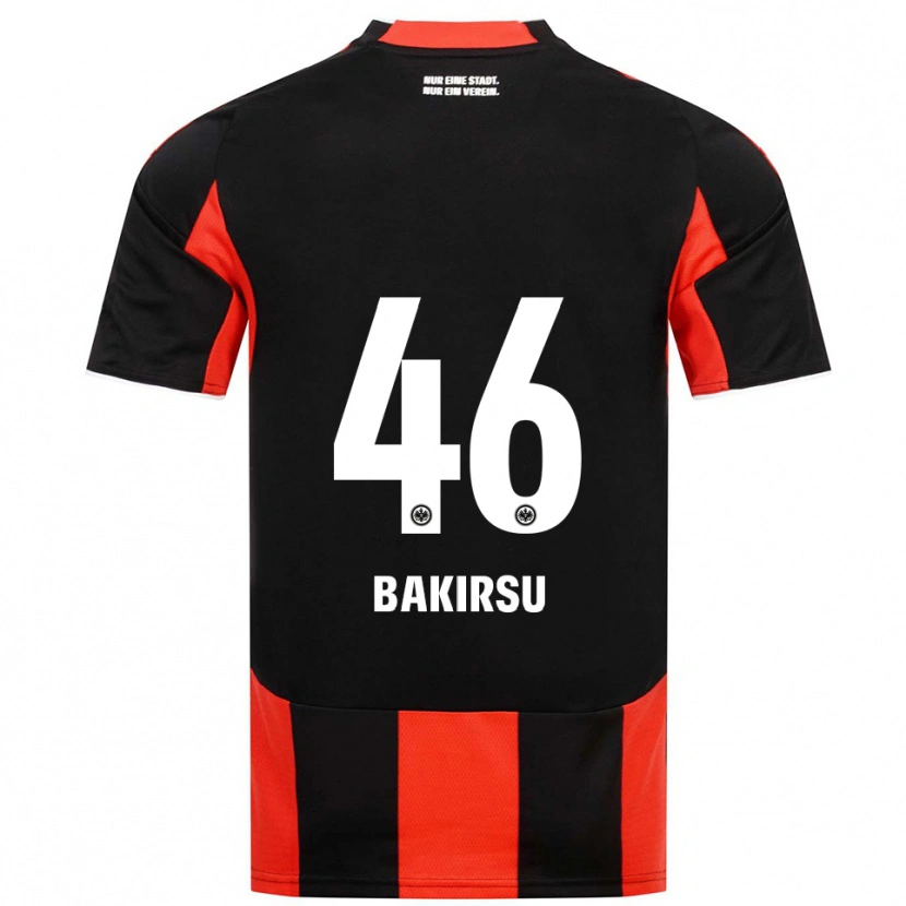 Danxen Mulher Camisola Hüseyin Bakirsu #46 Preto Vermelho Principal 2025/26 Camisa Brasil
