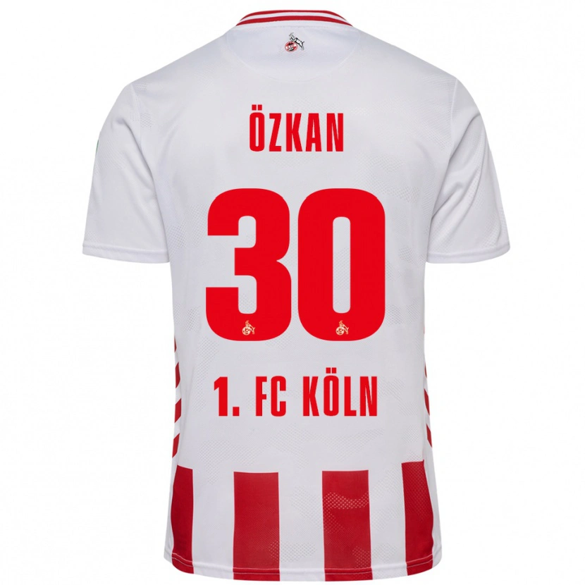 Danxen Mulher Camisola Mikail Özkan #30 Branco Vermelho Principal 2025/26 Camisa Brasil