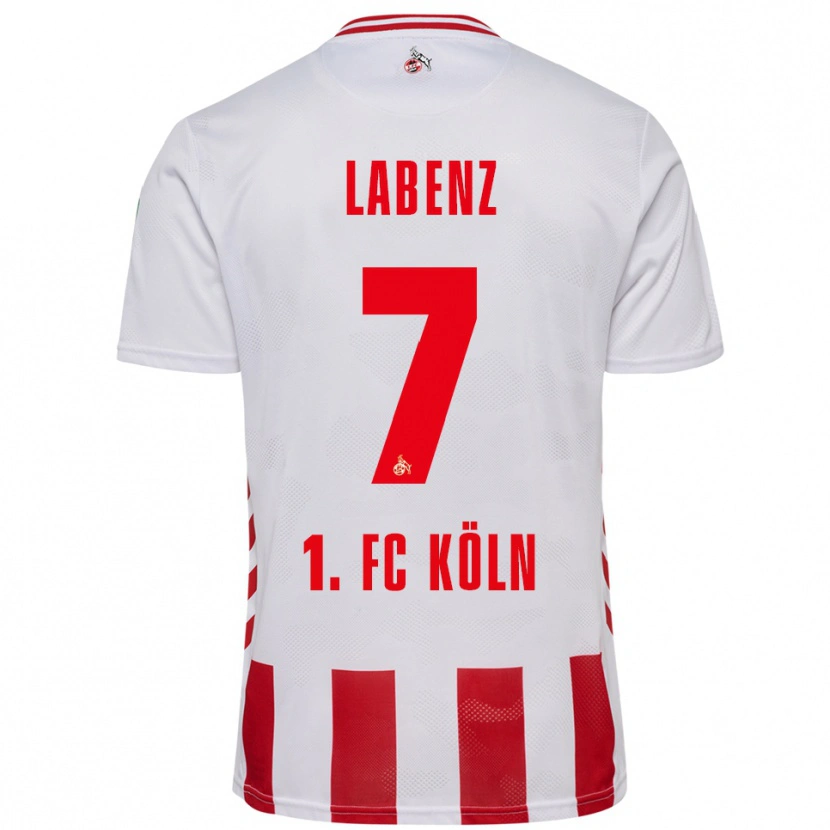 Danxen Mulher Camisola Luiz Labenz #7 Branco Vermelho Principal 2025/26 Camisa Brasil