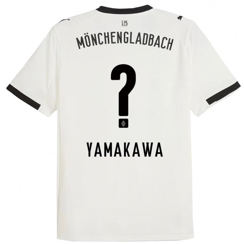 Danxen Mulher Camisola Shinnosuke Yamakawa #0 Branco Preto Principal 2025/26 Camisa Brasil