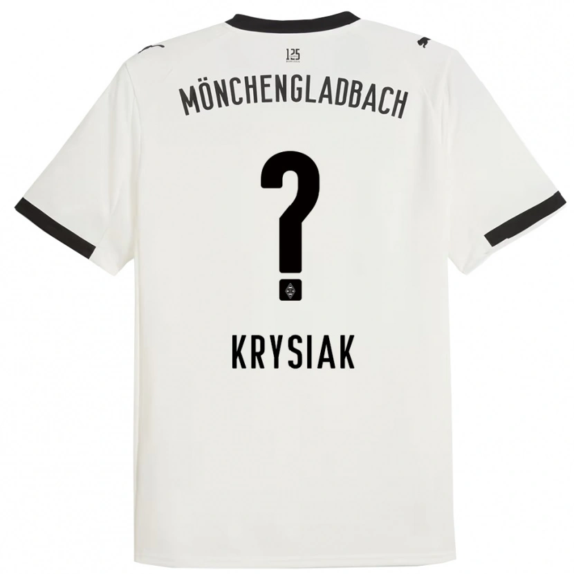 Danxen Mulher Camisola Bartlomiej Krysiak #0 Branco Preto Principal 2025/26 Camisa Brasil