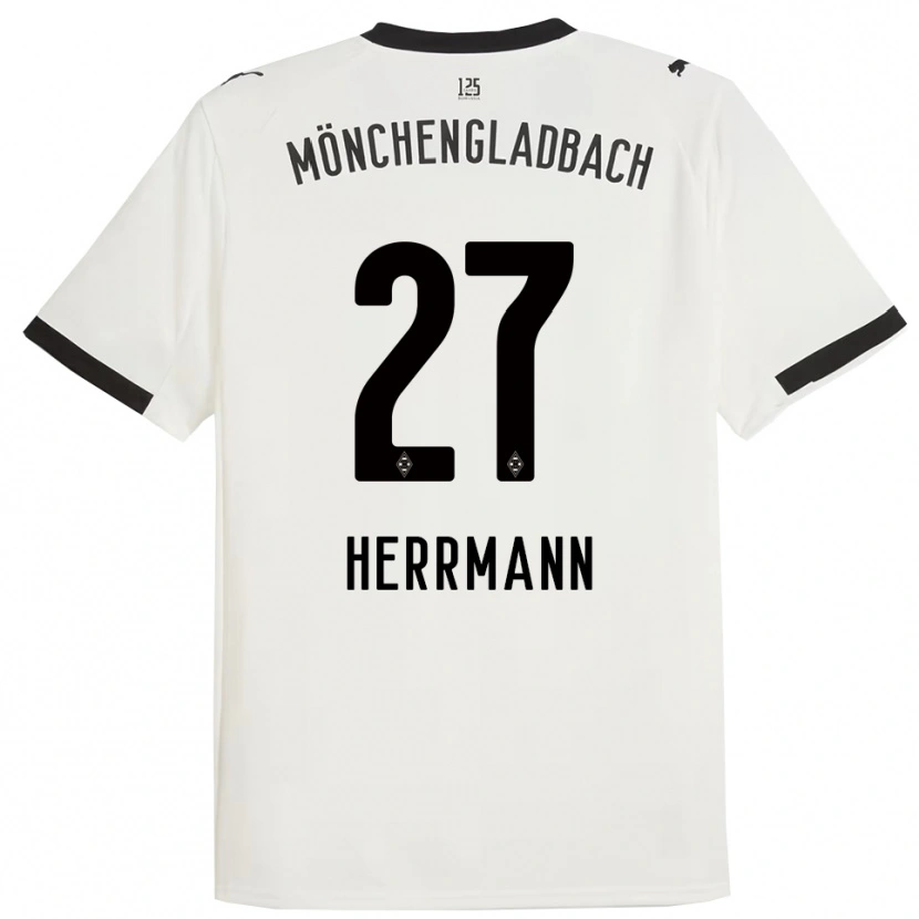 Danxen Mulher Camisola Michelle Herrmann #27 Branco Preto Principal 2025/26 Camisa Brasil