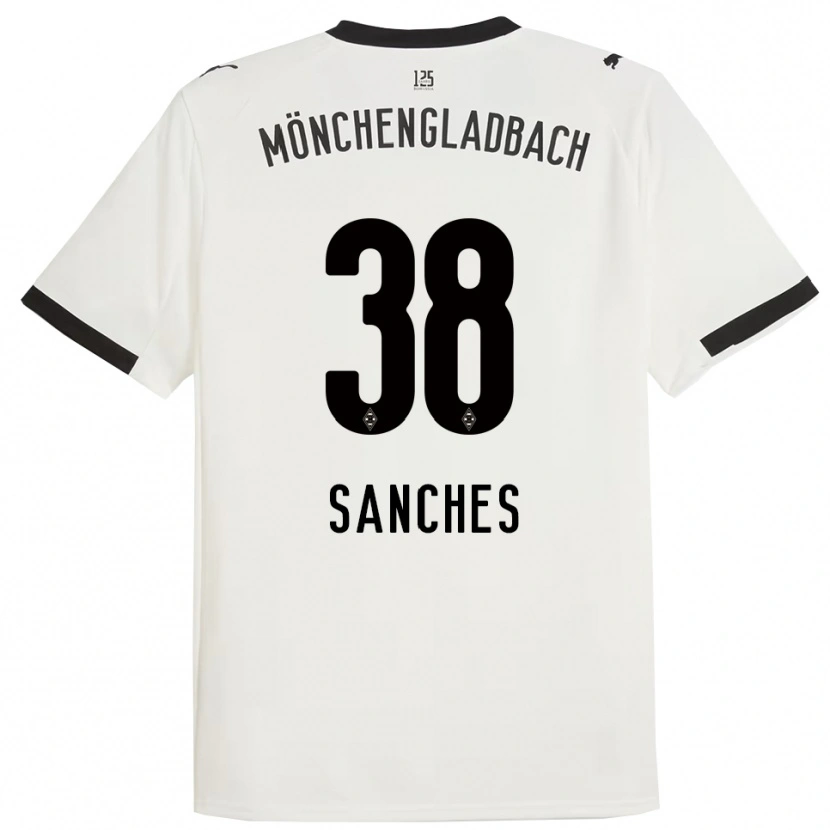 Danxen Mulher Camisola Yvandro Borges Sanches #38 Branco Preto Principal 2025/26 Camisa Brasil