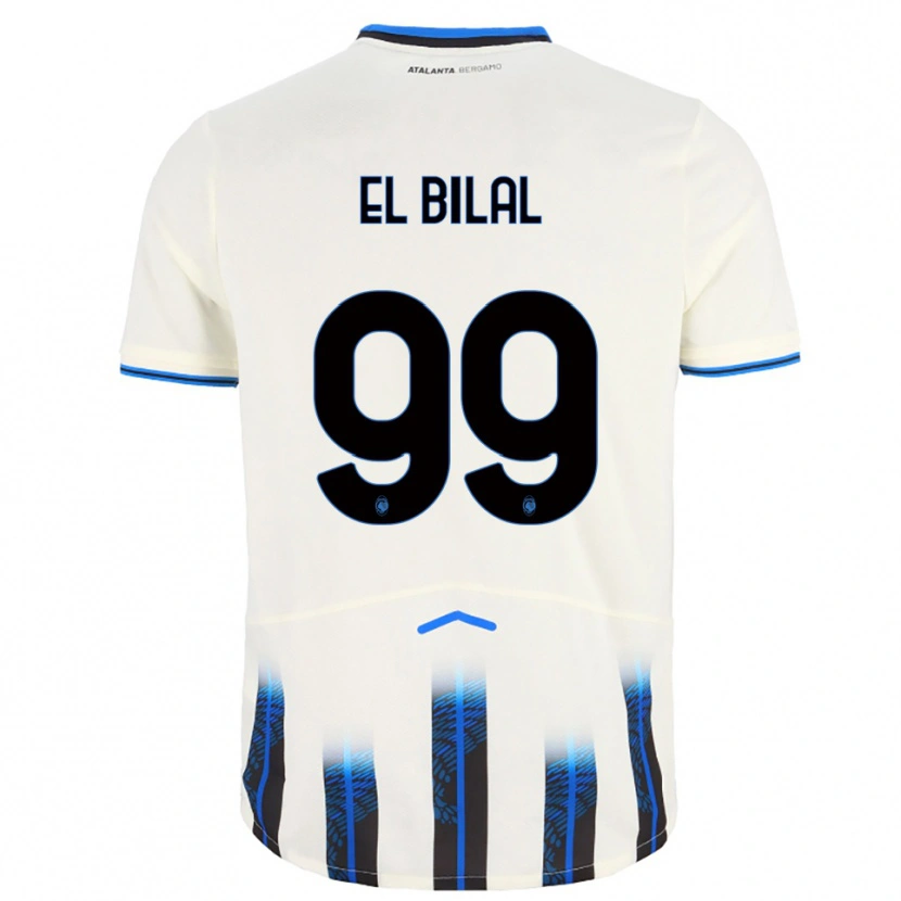 Danxen Mulher Camisola El Bilal Touré #99 Branco Azul Alternativa 2025/26 Camisa Brasil