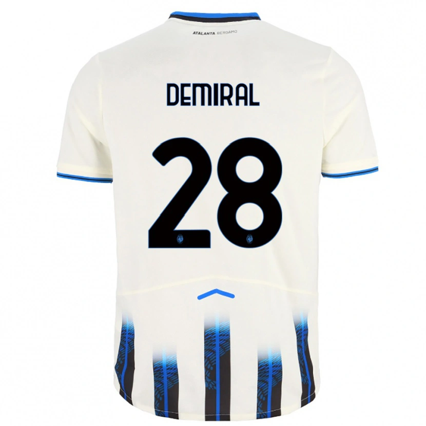 Danxen Mulher Camisola Merih Demiral #28 Branco Azul Alternativa 2025/26 Camisa Brasil
