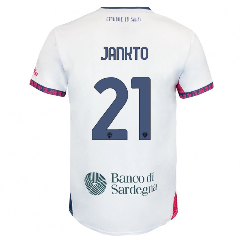 Danxen Mulher Camisola Jakub Jankto #21 Branco Marinho Vermelho Alternativa 2025/26 Camisa Brasil