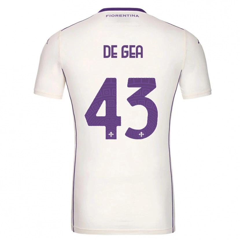 Danxen Mulher Camisola David De Gea #43 Branco Roxo Vermelho Alternativa 2025/26 Camisa Brasil