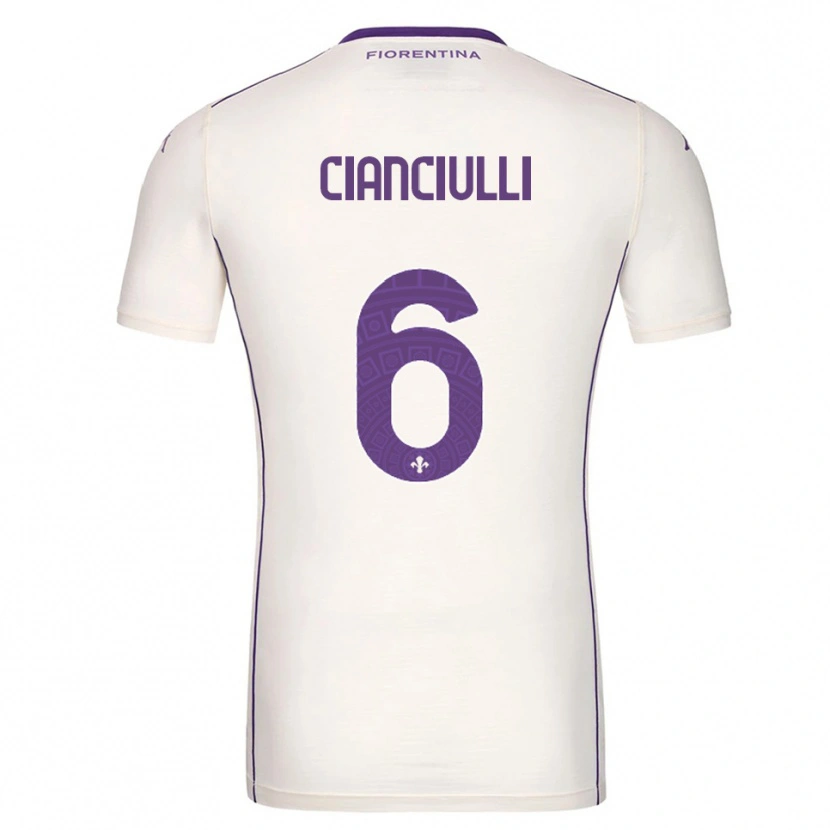 Danxen Mulher Camisola Salvatore Cianciulli #6 Branco Roxo Vermelho Alternativa 2025/26 Camisa Brasil
