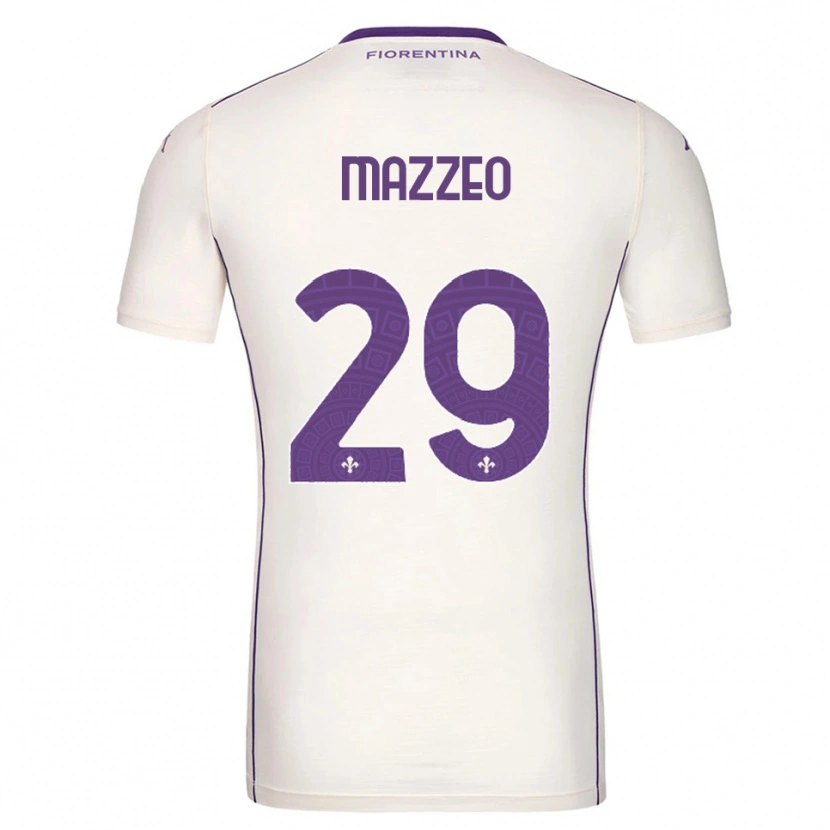 Danxen Mulher Camisola Brando Mazzeo #29 Branco Roxo Vermelho Alternativa 2025/26 Camisa Brasil