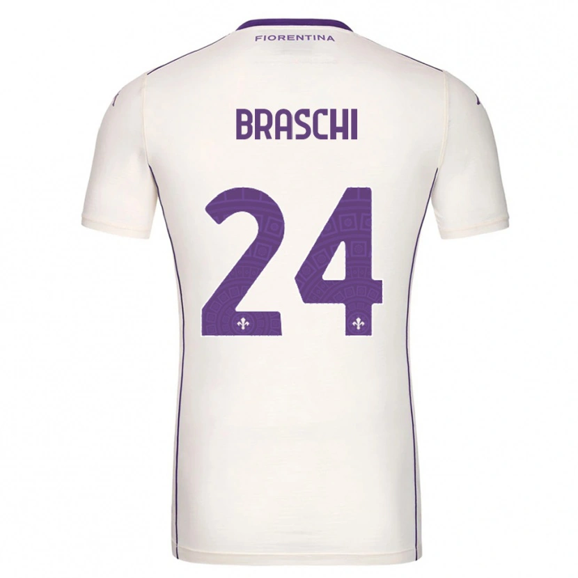 Danxen Mulher Camisola Riccardo Braschi #24 Branco Roxo Vermelho Alternativa 2025/26 Camisa Brasil