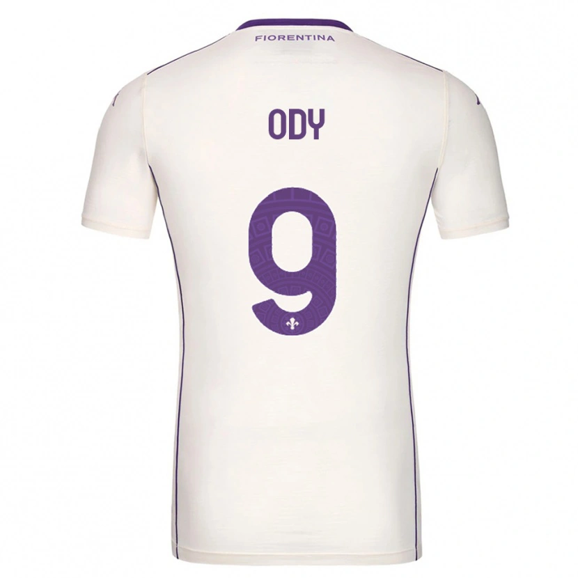 Danxen Mulher Camisola Edwin Ody #9 Branco Roxo Vermelho Alternativa 2025/26 Camisa Brasil