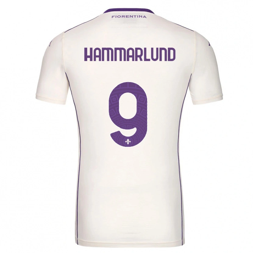 Danxen Mulher Camisola Pauline Hammarlund #9 Branco Roxo Vermelho Alternativa 2025/26 Camisa Brasil