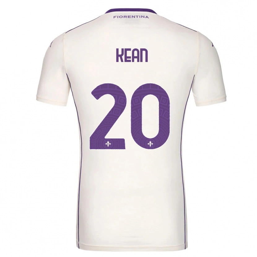 Danxen Mulher Camisola Moise Kean #20 Branco Roxo Vermelho Alternativa 2025/26 Camisa Brasil